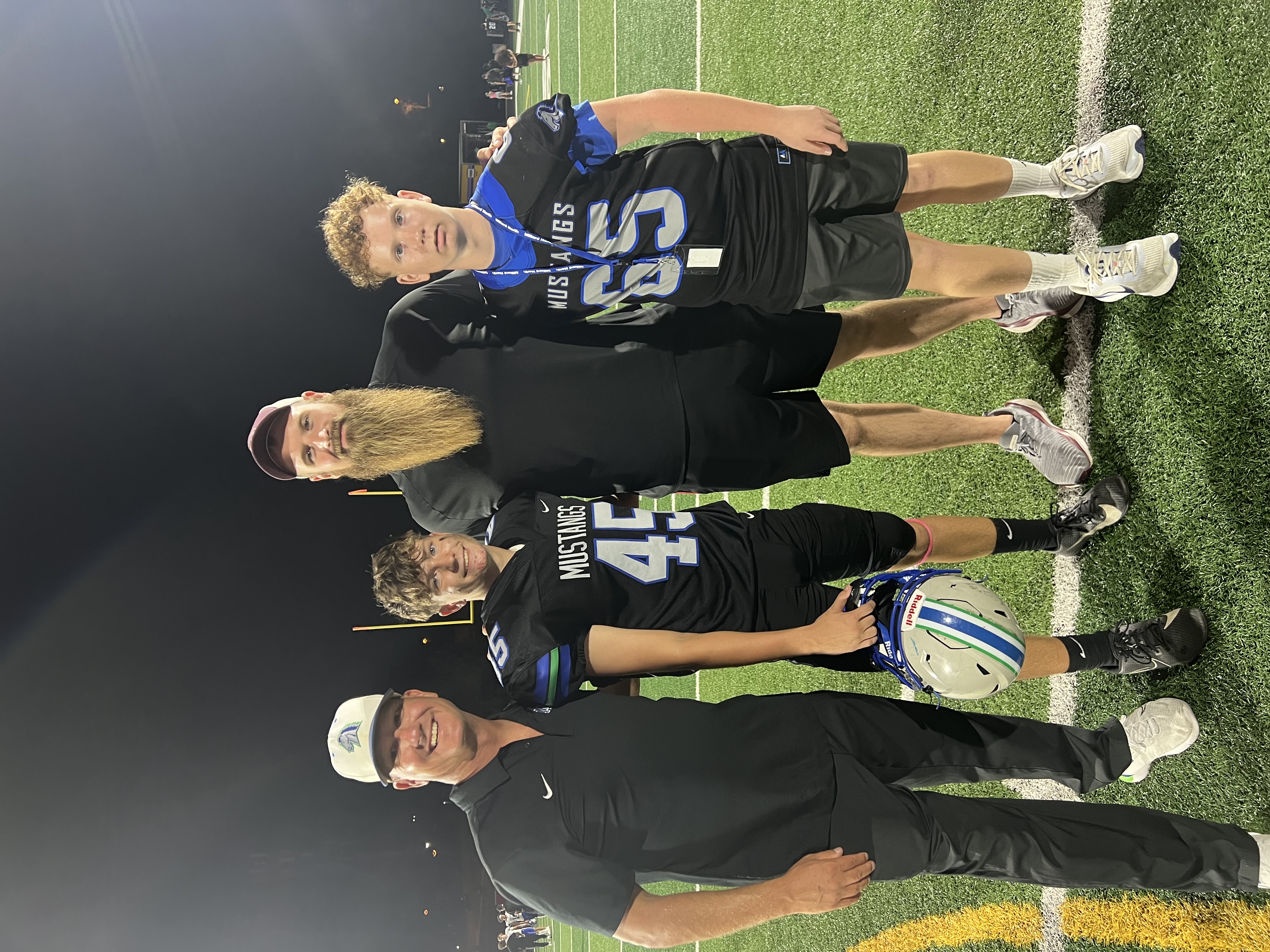 Matt Samson coaching varsity athletics
